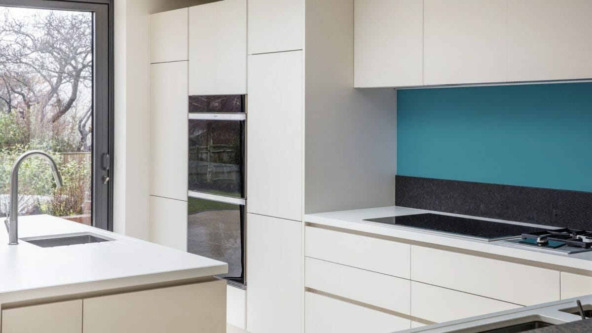 Ashley Jay Matt Glass Door Kitchen Project resized (3) Built-In Ovens