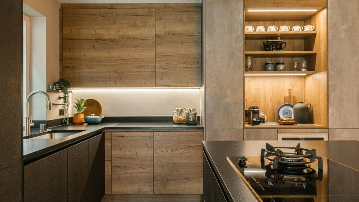 Ashley Jay Project Dark Dramatic Slate Kitchen resized (5) Dark Modern Kitchen