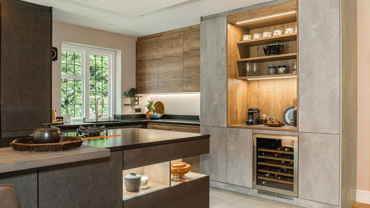 Ashley Jay Project Dark Dramatic Slate Kitchen resized (6) Modern Kitchen Storage