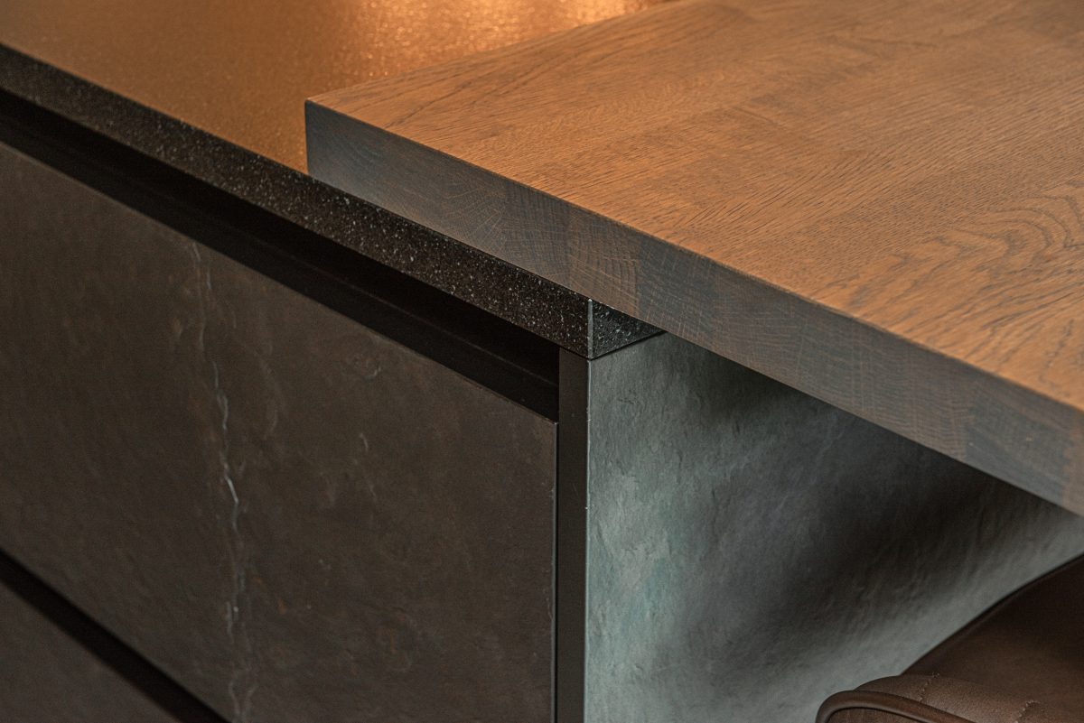 Layered Kitchen Island Black Layered Kitchen Island Black