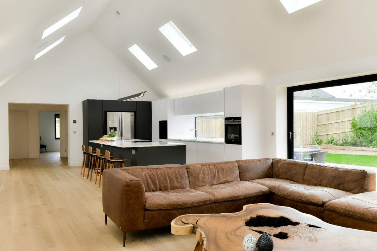 Sleek minimalist grey and white kitchen-4