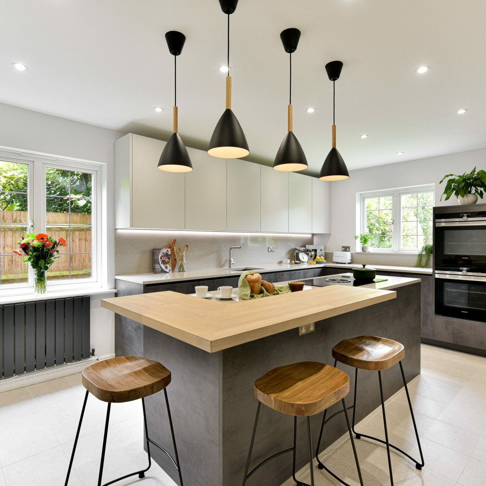 Handleless Concrete Effect Kitchen Handleless Concrete Effect Kitchen